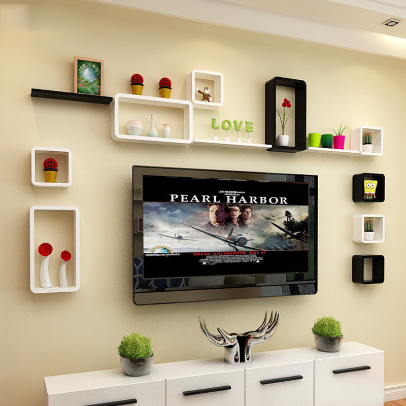 Film and TV wall wall mounted on wall frame without punching creative panel bedroom living room wall wall decoration