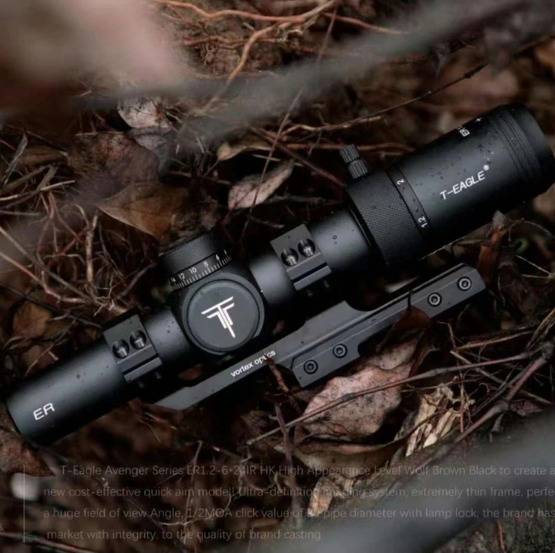 Tuying Thin-Wall Wide-Angle Quick Aiming Device High-Definition Crosshair Telescope Er1.2-6X I-Scope Model Parts Slingshot Toy