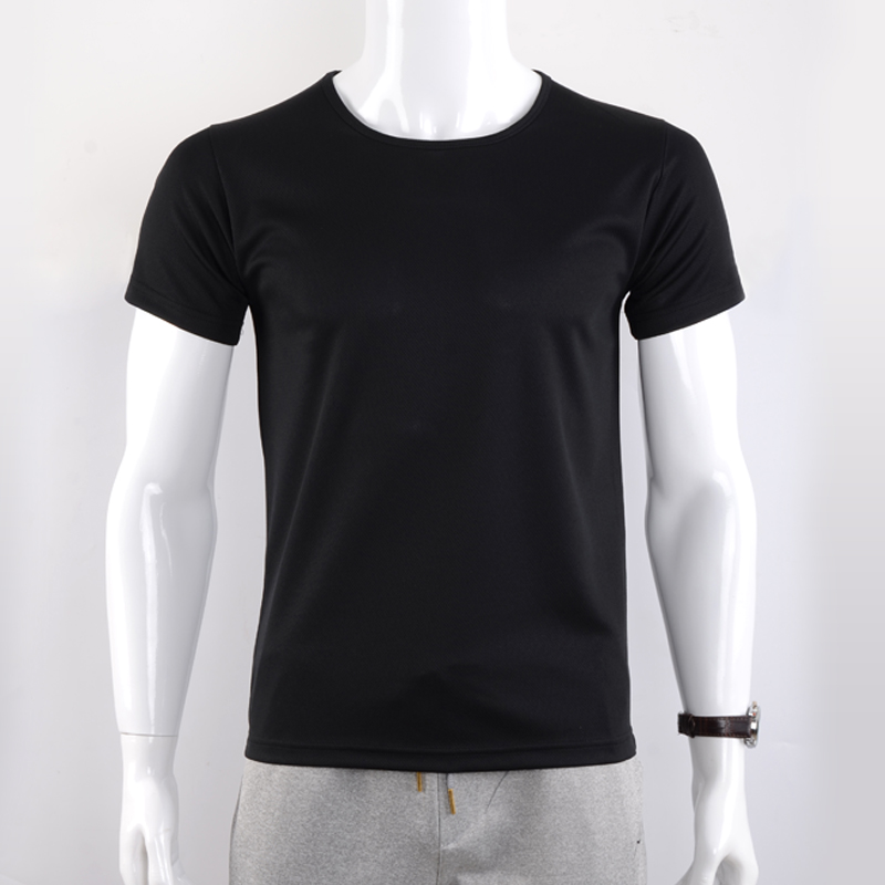 Không thấm nước và chống bẩn quần áo t- shirt màu đen công nghệ nano không thấm nước nam giới và phụ nữ ngắn- tay lỏng lẻo khô nhanh vài nửa tay áo đẹp trai