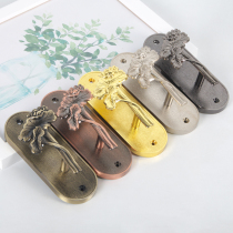 (High-grade new Chinese style) curtain wall hook adhesive hook curtain hook Chinese classical wind all aluminum alloy