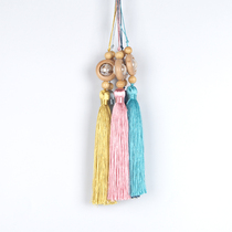 Upscale small hanging ears Curtain Window Mantle curtain Hanging Ears Streaming Su Small Spike with pillow Flow Su Hanging Zagu Bookmark