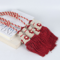 () Curtain hanging ball strap strap strap rope decoration hanging ears table flag factory direct sales promotion