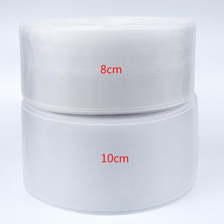 Window cord fabric with yarn curtain nylon with perforated belt hook with Korean fold with transparent canvas belt white cloth with strap