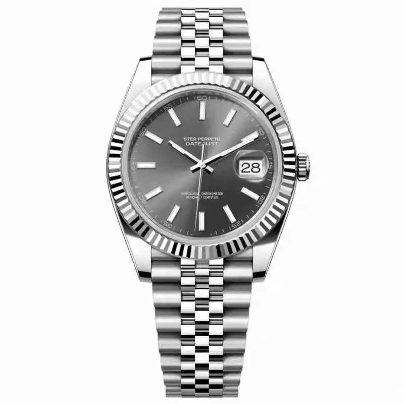 Clean Vs Factory 41mm Datejust Gray Diamond, Gray Stripe, Black Diamond, Mint Green, Gold and Black Dial, Blue Diamond 126334 Five Beads