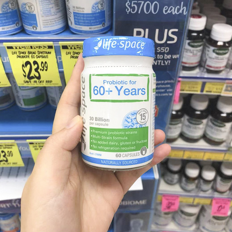 Australian Direct Mail Life Space 60 Geriatric Probiotic Capsule 60 Aged Prebiotics Gut Conditioning
