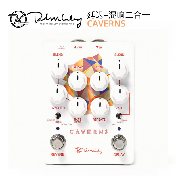 Spot KEELEY Caverns Delay Reverb V2 Simulation Delay Mixer Single Block Effectors