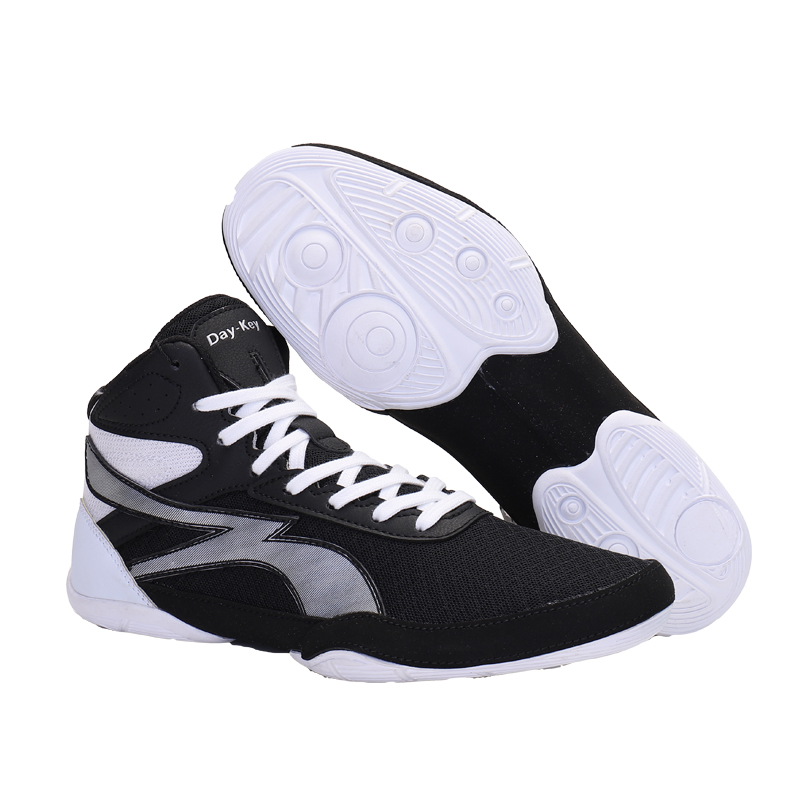 Imperiay Day-Key Wrestling Shoes Boxing Professional Training Competition Medium-high Barrel Gaggi Fighting Indoor Fitness Glue Boots