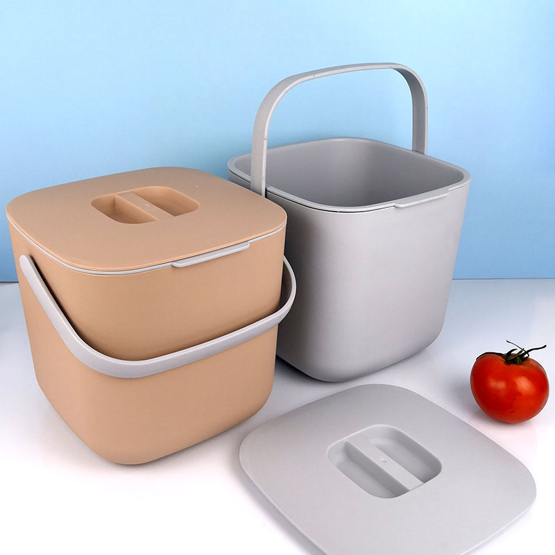 Kitchen waste bins Home with lid Desktop Dry wet Classification Chefs Deodorant Kitchen Table Noodle Kitchen with drain separation Bucks