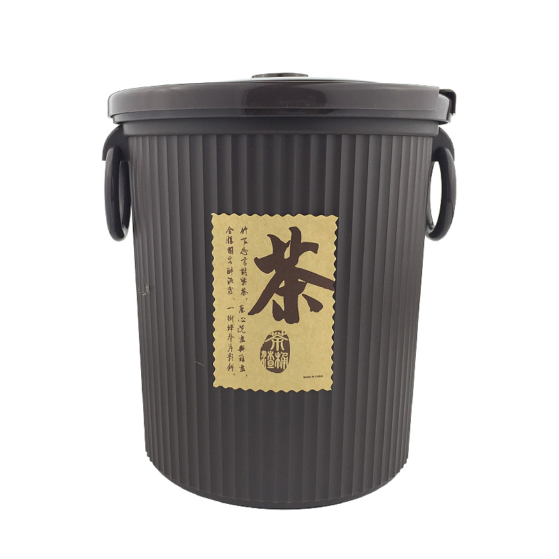 Household tea bucket Tea residue bucket Plastic tea bucket Tea accessories Drainage bucket Bubble filter bucket with bucket Waste water bucket