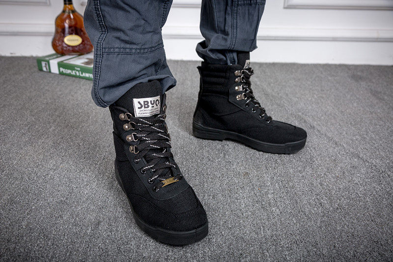 Bottes militaires en toile - dérapage - Ref 1400370 Image 13