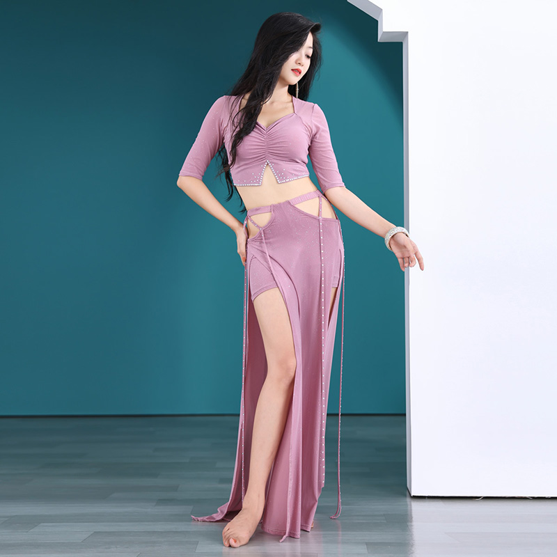 Palace style belly dance practice suit sexy tassel dance suit practice suit oriental dance costume show out service