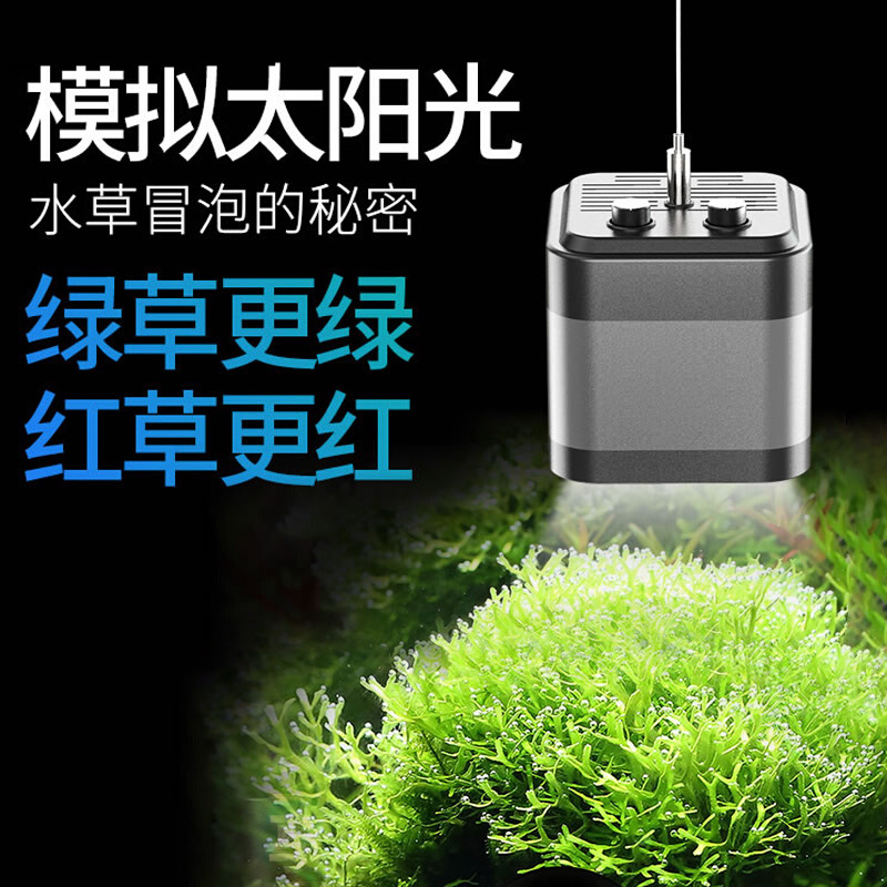 森森鱼缸灯全光谱LED爆藻灯筒灯专用灯照明专业原生溪流缸水草灯