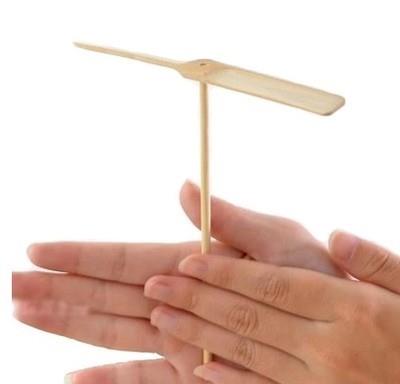 2018 Wood Bamboo Furnishing Dragonfly Dot Water Balance Bird Flying Gift Balance Bamboo Dragonfly Artisanal Bamboo Turquois Puzzle