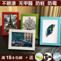 Photo frame hanging wall Pendulum Table 5 6 7 8 10 12 Inch Creative Photo Wall Diy Wedding Dress Children Small Picture Frame Wall Sticker