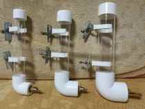 Parrot automatic drinking fountain acrylic full copper water mouth anti-fall resistance to bite water box large and small parrot utensils