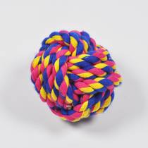 Parrot supplies toys feet woven balls hemp rope toys bird supplies grab toys bite cotton rope