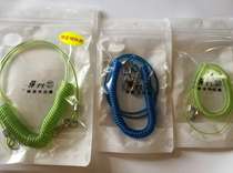 Taiwan imported all kinds of parrot elastic steel cable out rope safety buckle movable foot ring universal eight-character ring