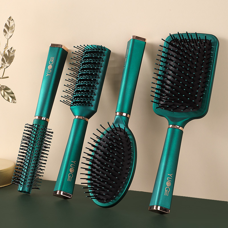 Home Rolls Hair Comb for men and women Airbag Massage Comb comb Comb Cute Inner Button Styling Beautiful Hair Cylinder Roll Comb