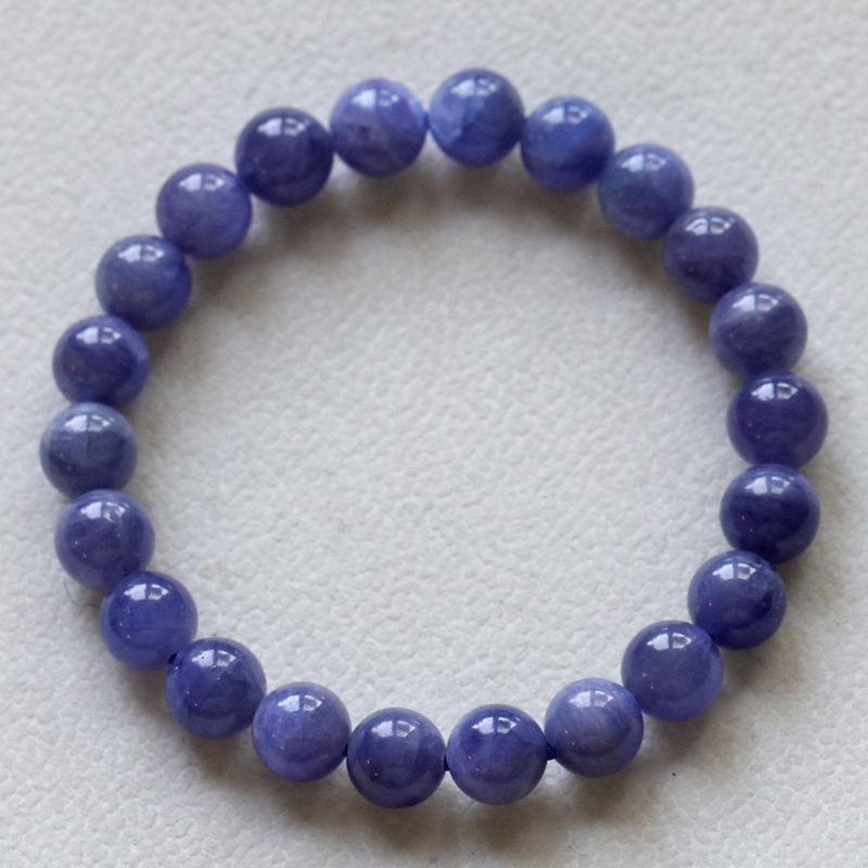 Natural Tanzanite Ocean Heart Tanzania Bracelet Women's Purple Blue Crystal Gemstone Single Circle Bracelet Jewelry Gift Natural Tanzanite Ocean Heart Tanzania Bracelet Women's Purple Blue Crystal Gemstone Single Circle Bracelet Jewelry Gift