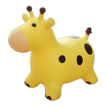 Jumping horse baby anti-fall inflatable mute childrens jumping deer toy infant rocking horse adults can sit on the horse