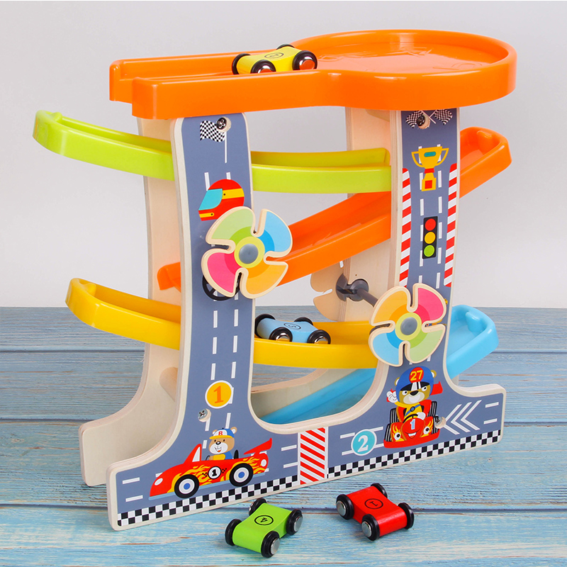 1-2-3-year-old child toy boy baby toddler Glider Car Small Car Early Teach Puzzle Railcar