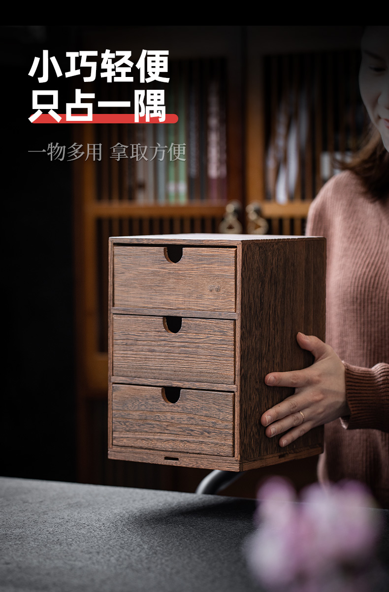 Pu 'er tea cake box box packing box solid wood, multi - layer receive a box of white tea tea ano high drawer tea boxes