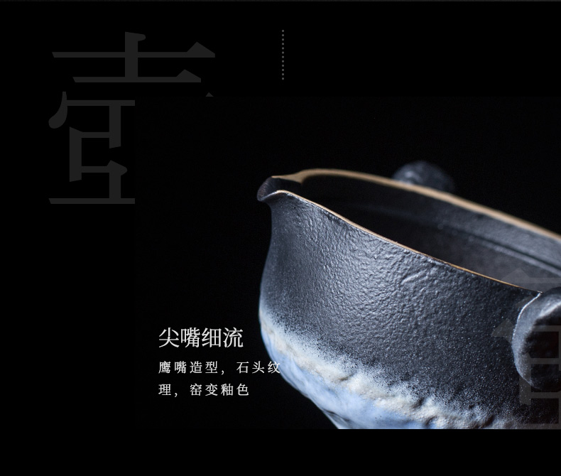 # and portable crack cup travel kung fu tea set is suing Japanese contracted a pot of four cups of ceramics