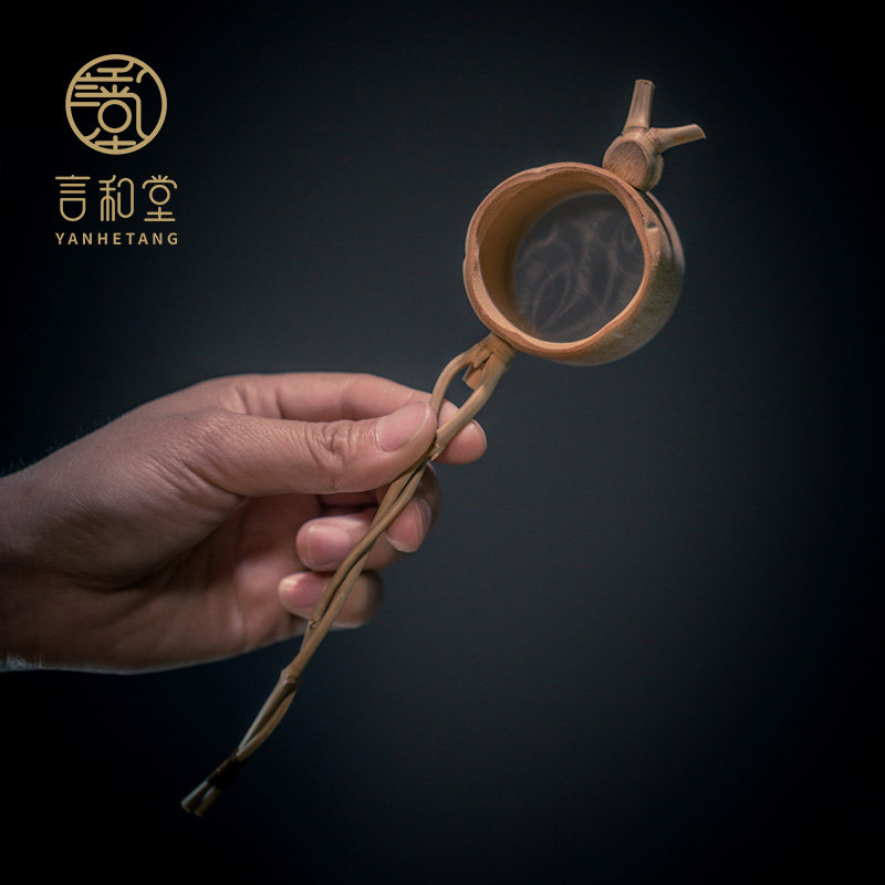 Bamboo Choreography Thread Tea Leak Filter Tea Machine Handmade Bamboo Creativity Small Number Filter Utilita Tea Tea Dau Tea Accessories