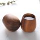 Solid wood tea cup Chinese wooden wine cup Acacia wood unpainted drinking cup tea insulated wooden cup restaurant