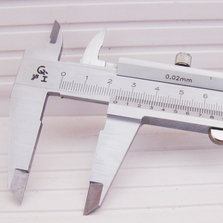 Lugong vernier caliper mechanical Vernier clamp nail 0-150-200-300mm four-purpose vernier caliper depth ruler