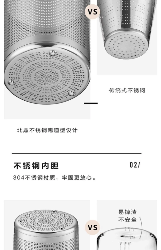 Nắp cốc trà có tay cầm cốc nước thủy tinh văn phòng di động với đối tác máy lọc nước trà xanh - Tách