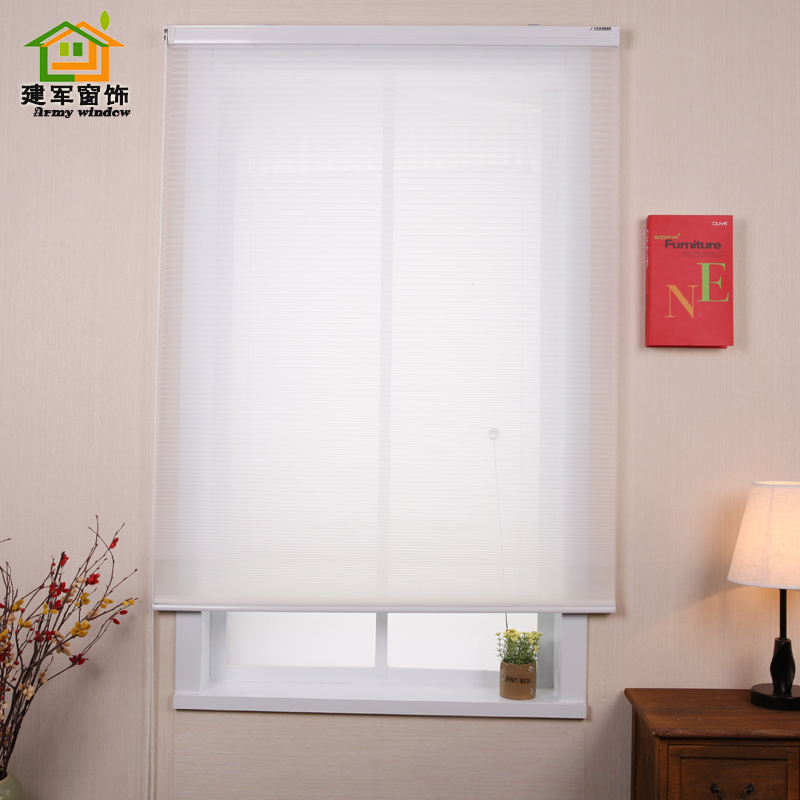 View-through-view veil Curtain Monochrome special soft yarn Honeycomb Curtain Organ through View Veil Veil veil Shade Shade White