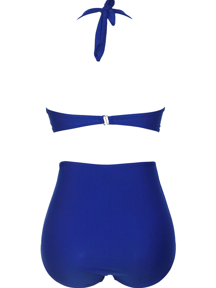 2015 Châu Âu và Hoa Kỳ tiệc tùng mới cho nữ đồ bơi gợi cảm eo cao treo cổ bikini bikini chia ngực áo tắm áo tắm đẹp 2021