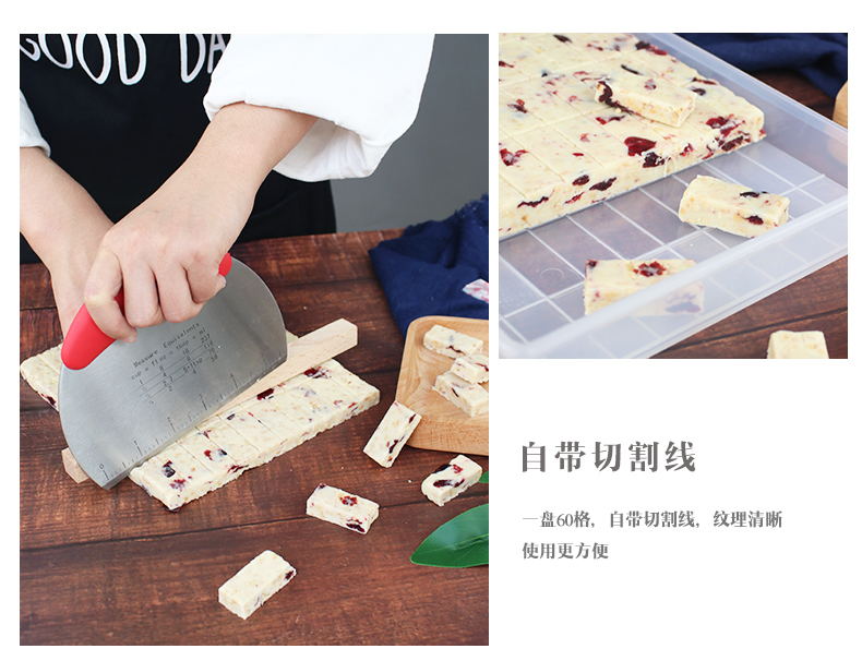 Hướng dẫn sử dụng khuôn bông tuyết Nougat Vật liệu DIY Tự làm tại nhà Làm Niu Zhe Sugar Tool Set Bữa ăn không dính - Tự làm khuôn nướng khuôn bánh trung thu 50g