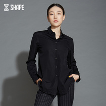  As soon as possible SHAPE Wang Xiaos private clothes long shirts womens white cotton simple long-sleeved shirts formal tops