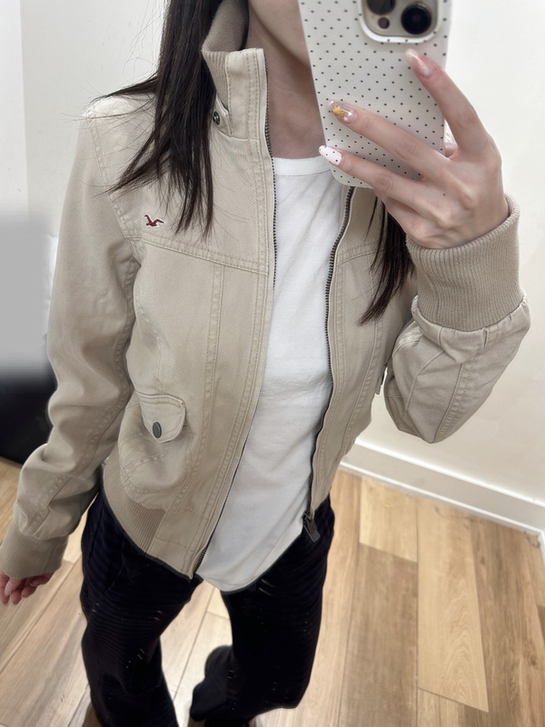 Top-Notch Quality! American-Style Little Seagull Retro Workwear Jacket for Women, Versatile Short Coat for Autumn, Hol*Lister Top-Notch Quality! American-Style Little Seagull Retro Workwear Jacket for Women, Versatile Short Coat for Autumn, Hol*Lister