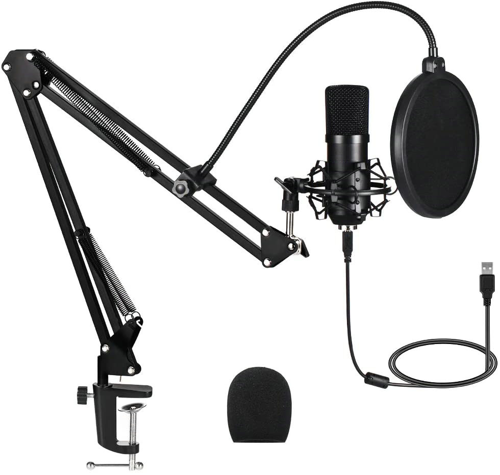 高サンプリングレート USB マイク コンピュータ ゲーム録音 BM700 コンデンサー マイク セット 192KHz/24Bit