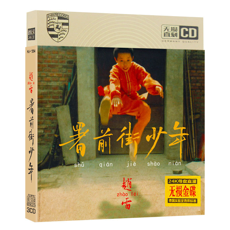 Zhao Lei Cd: Shuqian Street Boys - Popular New Songs, Lossless Sound Quality, Car and Home Use Cd Disc
