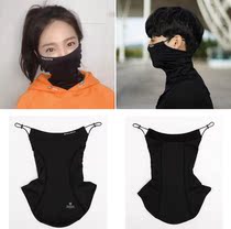 SCHURK Korean ski face protection mens and womens single and double board windproof and warm hanging ears shrink buckle mask neck cover V face