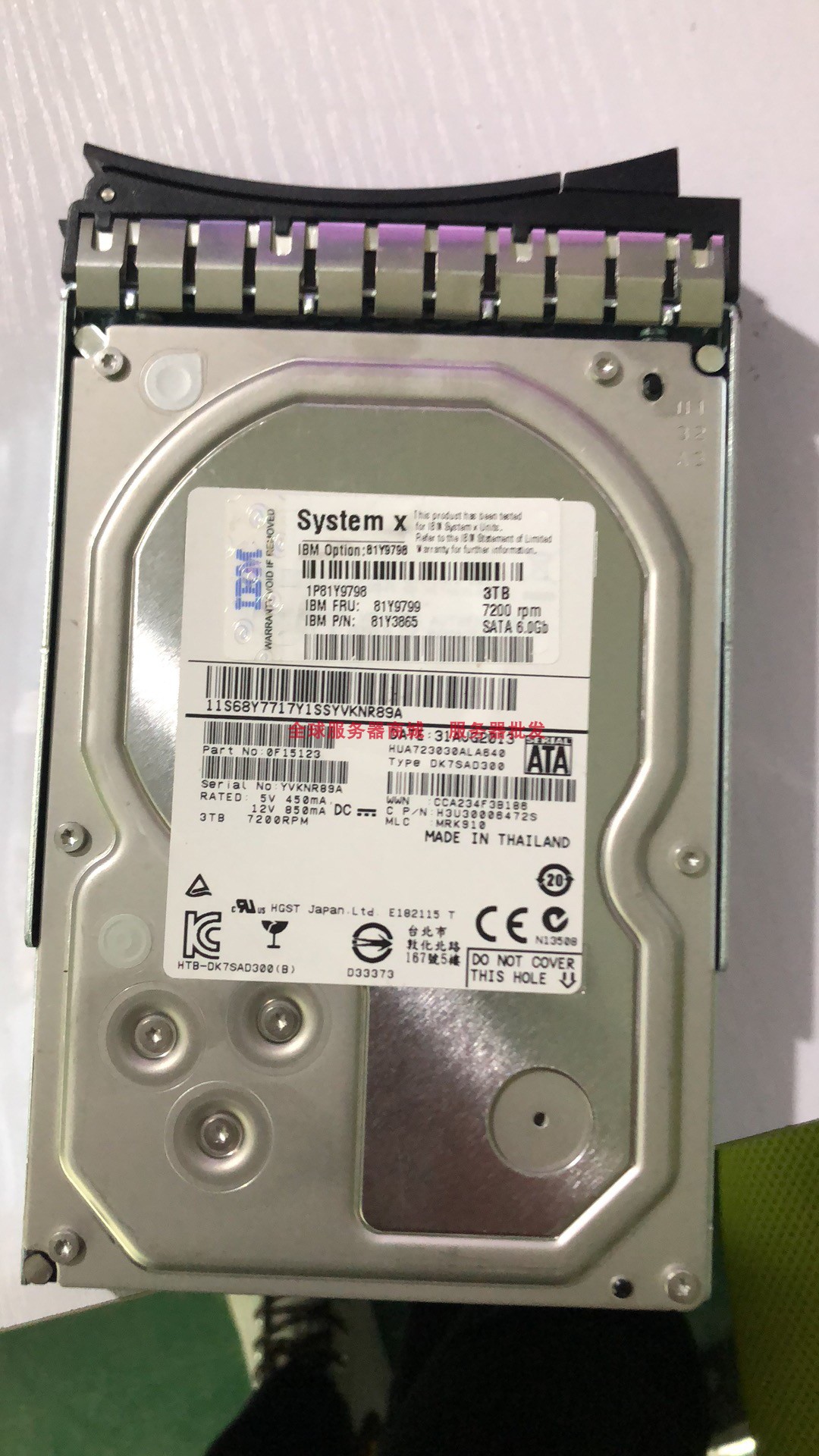 IBM 81Y9798 81Y9799 81Y9775 74 81Y9775 3T SATA 7 2K 3 5 inch server harddisc