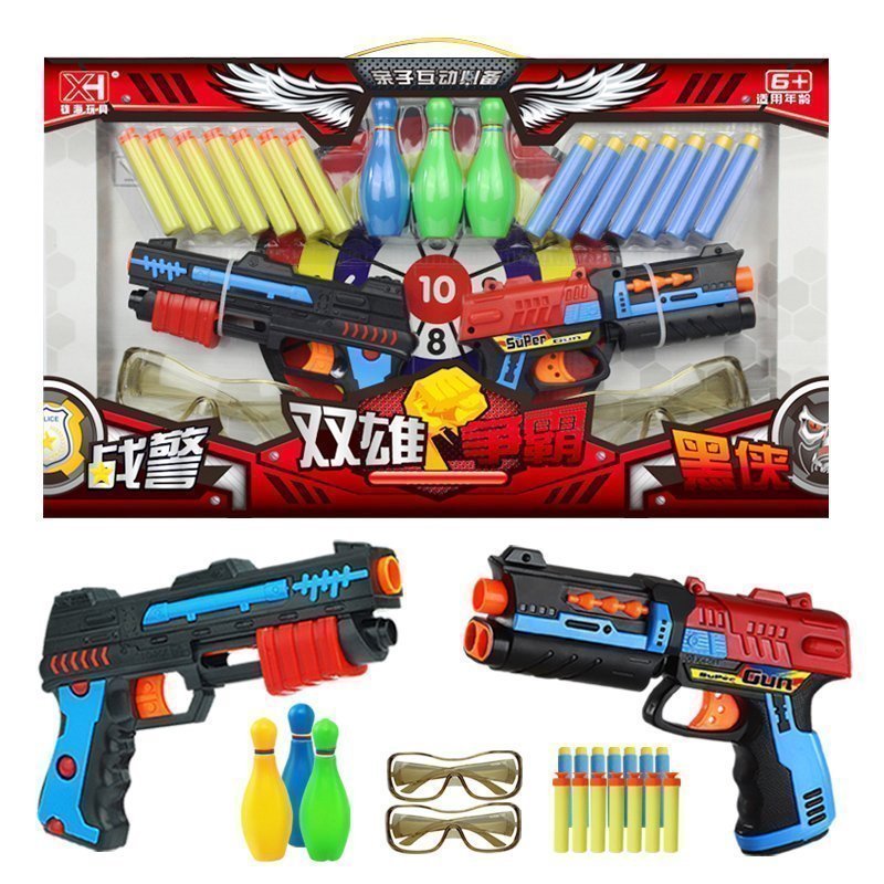 Xionghai soft shotgun children's toy gun pistol safe can fire soft suction cup plastic bullet boy birthday present