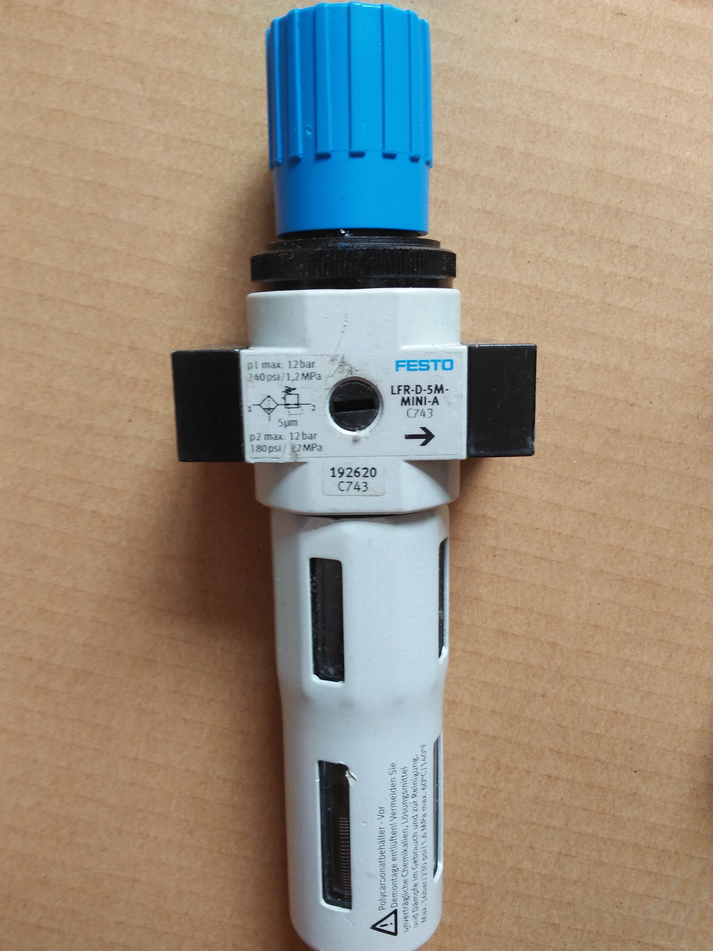 192620 LFR-1 8-D-5M-O-MINI-A Germany FESTO Filter Regulator Spot Special