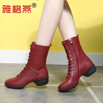 Autumn and winter long tube dance shoes womens soft bottom sailor dance boots over the knee Latin dance boots modern square dance long boots