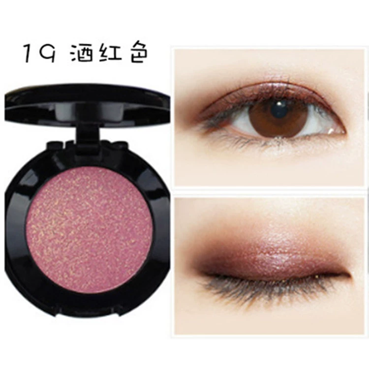 Giai đoạn hiệu suất của trẻ em đơn sắc ngọc trai eyeshadow cô dâu nơi làm việc màu xanh hoa hồng đỏ trắng xanh hộp đêm trang điểm