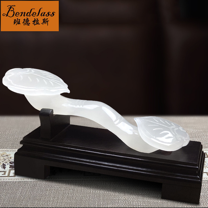 Ruyi Pendulum home Accessories Natural Jade Living Room Light Extravagant and High-end Decoration Moving Gifts for Opening Gifts-Taobao