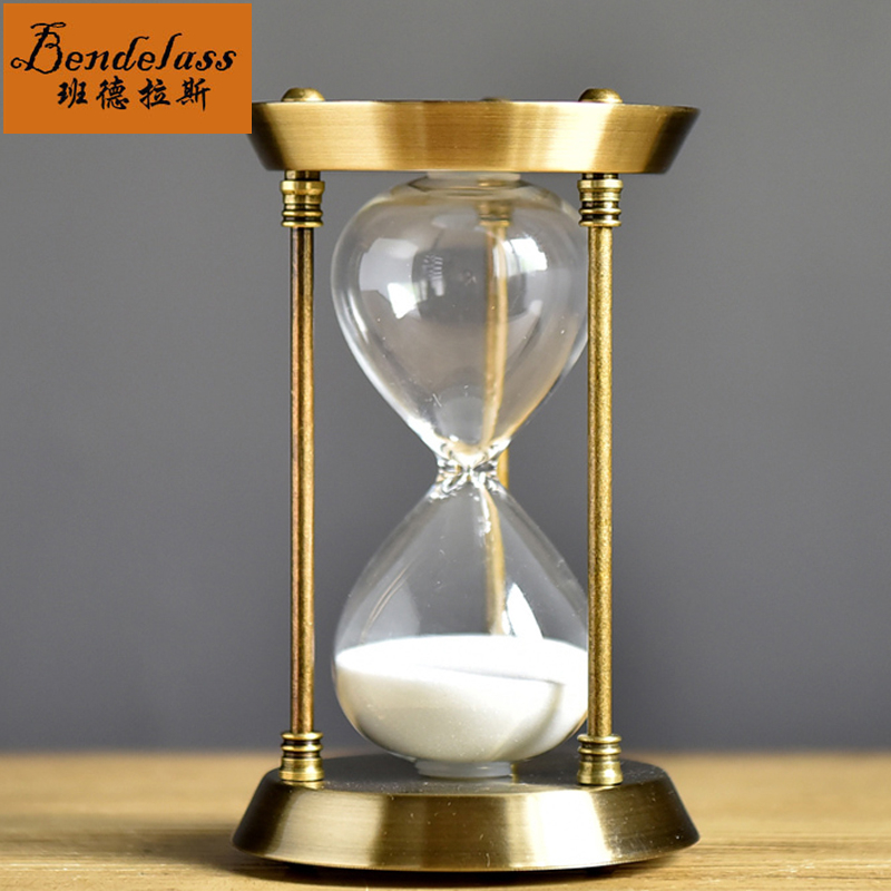 Banderas creative pendulum Pendulum Pieces Metal Time Sand Drain Chauo-Style Decorations Light Lavish Modern Timers