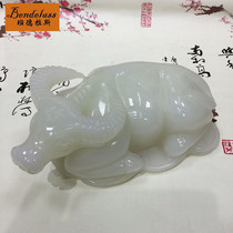 Banderas Wolverine swing piece natural jade engraving pendulum Home Residence Ornament Chinese Living Room Decoration Business Gift