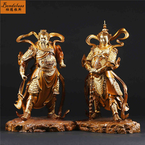 Banderras Pure Copper Gaz Blue Veta Buddha Statues Pendulum Kuan Kung Law BodhisattBodhisattva bronze statue home dedicated to Buddhist supplies