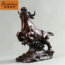 Banderras Bull Pendulum pieces pure copper Merchants Living room Feng Shui Pendulum home Accessories Office Decoration Business Gifts