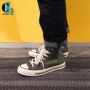 Converse Converse 1970s Samsung tiêu chuẩn xanh quân đội cao để giúp giày vải thấp cho nam và nữ 162052c162060c giày converse trắng